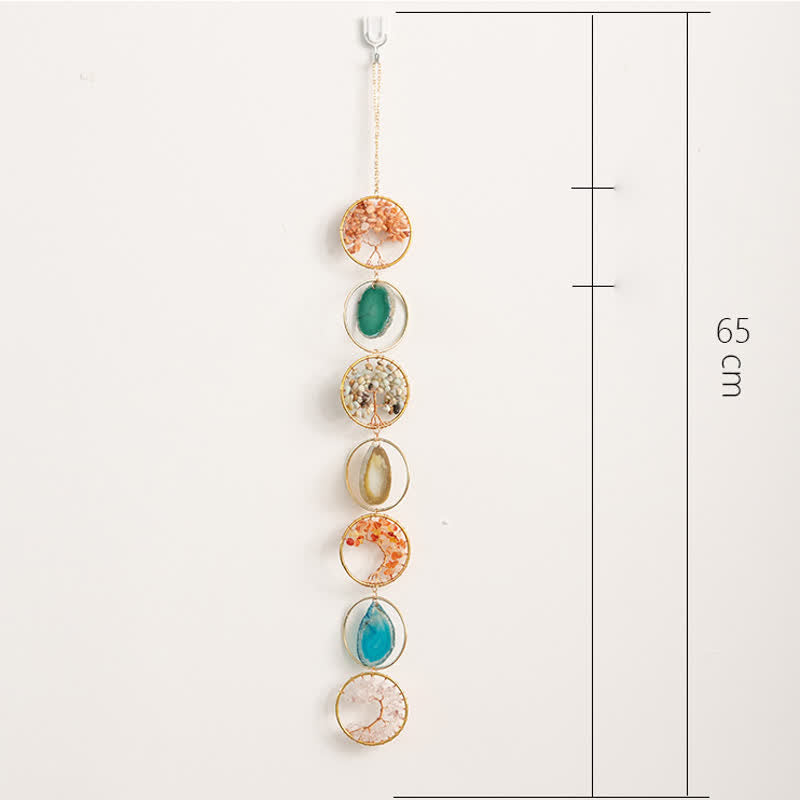 Olivenorma Carnelian Agate Tree Of Life Pendant Wind Chime - image 10