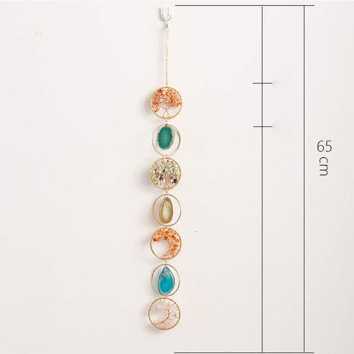 Olivenorma Carnelian Agate Tree Of Life Pendant Wind Chime - image 10
