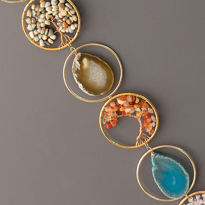 Olivenorma Carnelian Agate Tree Of Life Pendant Wind Chime - image 8