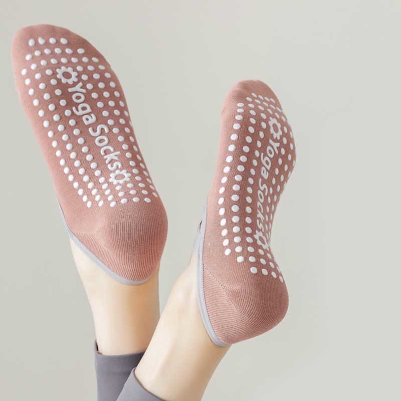 Olivenorma Strap Yoga Pilates Barre Socks Non-Slip Grip Fitness Socks - image 7