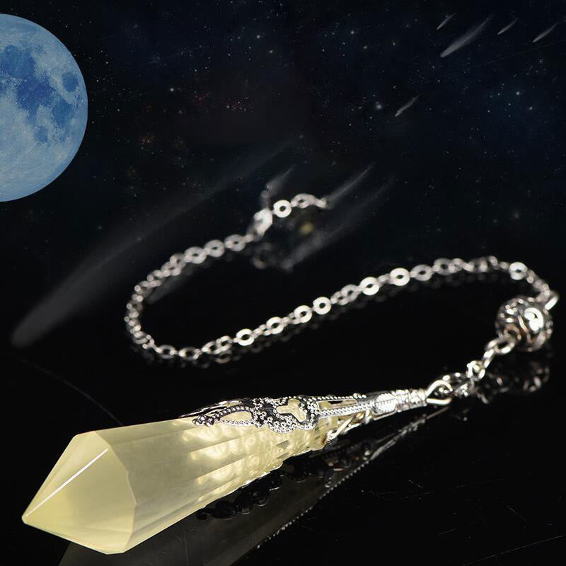 Olivenorma 24 Styles Natural Gemstones Crystal Dowsing Pendulum - image 0