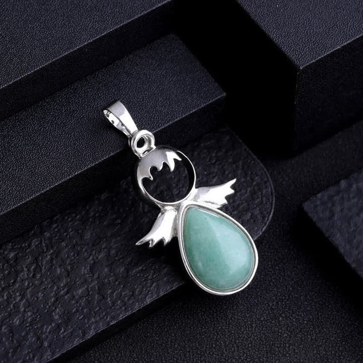 Olivenorma Angel Wing Crystal Drop Pendant Necklace - image 23