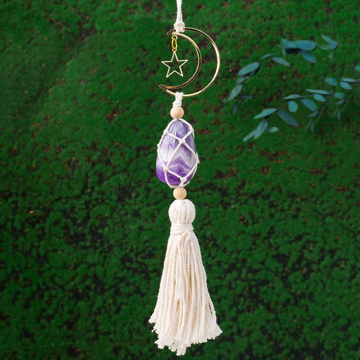 Olivenorma Natural Healing Reiki Gemstone Hanging Ornament - Amethyst - image 4
