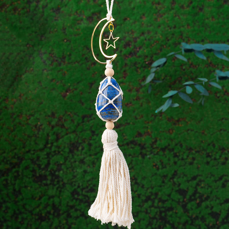 Olivenorma Natural Healing Reiki Gemstone Hanging Ornament - Lapis lazuli - image 17