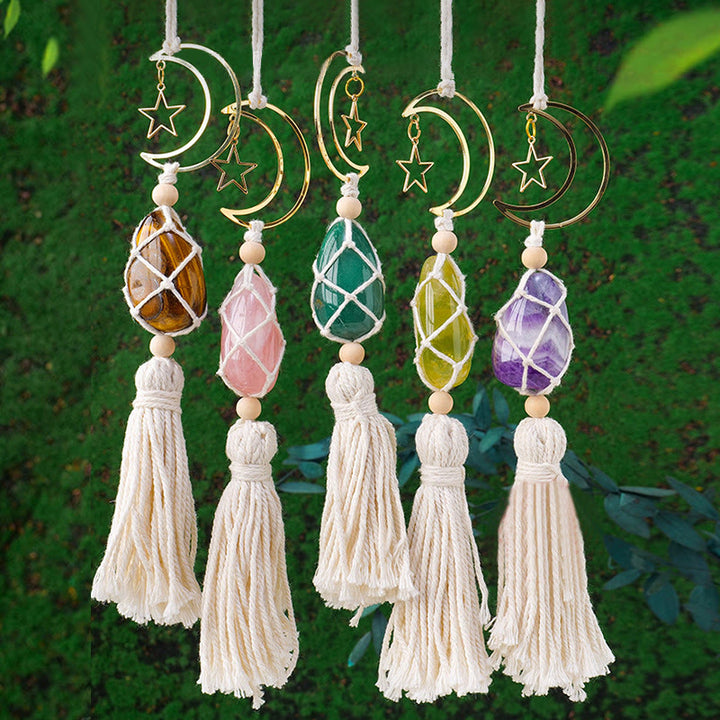 Olivenorma Natural Healing Reiki Gemstone Hanging Ornament - image 0