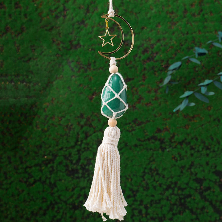 Olivenorma Natural Healing Reiki Gemstone Hanging Ornament - Green Aventurine - image 6
