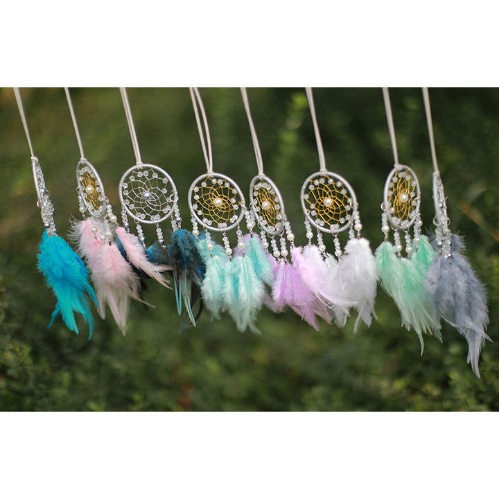Olivenorma Clear Crystal Meditation Dream Catcher Ornament - image 9