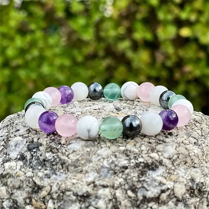 Olivenorma Multicolor Natural Stone Beads Bracelet - Natural Stone - image 0