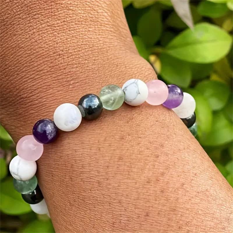 Olivenorma Multicolor Natural Stone Beads Bracelet - image 1