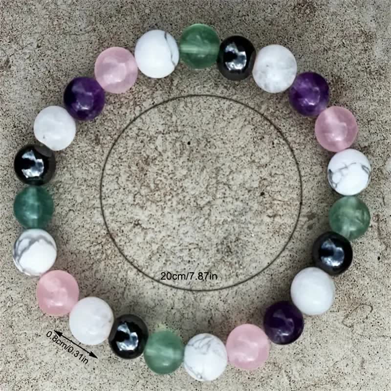 Olivenorma Multicolor Natural Stone Beads Bracelet - image 3