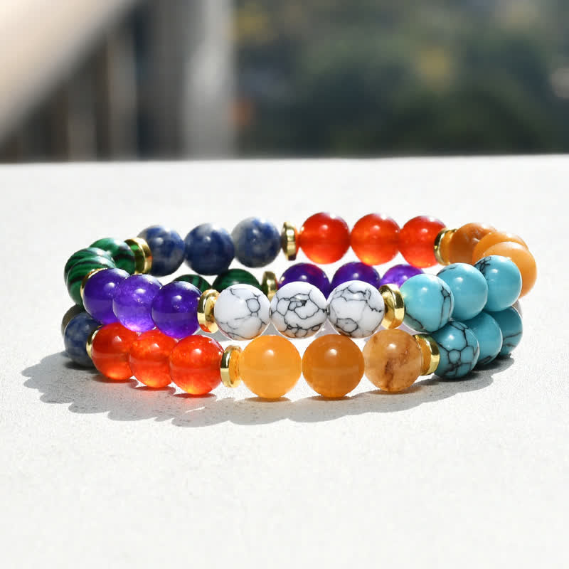 Olivenorma Chakra Beaded Bracelet - image 1