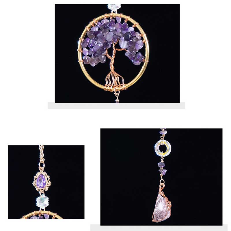 Olivenorma Lepidolite Amethyst Natural Gemstone Hanging Ornament - image 6