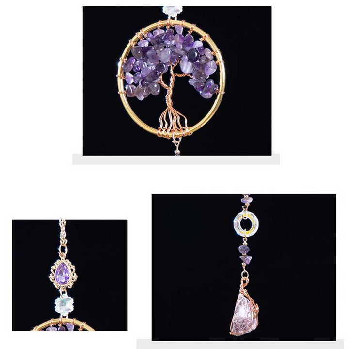 Olivenorma Lepidolite Amethyst Natural Gemstone Hanging Ornament - image 6