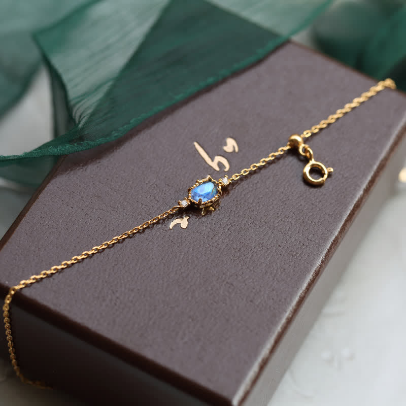 Olivenorma Natural Blue Moonstone Jewelry Set - image 3