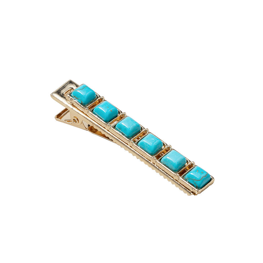 Olivenorma Vintage 4Pcs Turquoise Hair Pins Hairpin - image 5