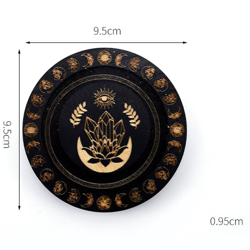 Olivenorma Round Moon Phase Jewelry Display Tray Holder - image 12
