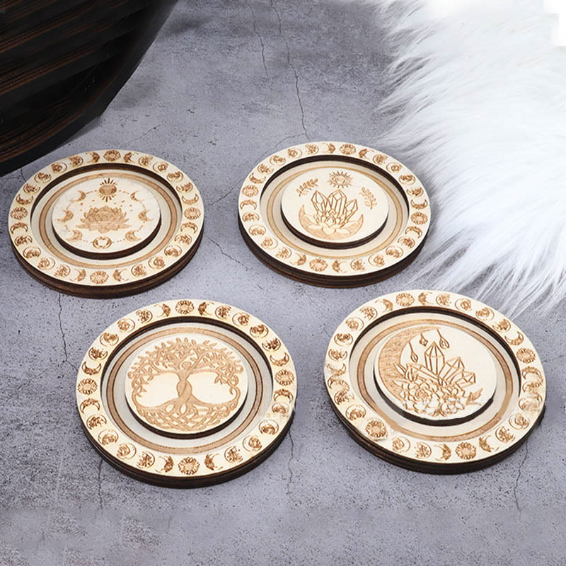 Olivenorma Round Moon Phase Jewelry Display Tray Holder - image 14