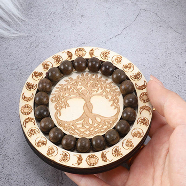 Olivenorma Round Moon Phase Jewelry Display Tray Holder - image 2