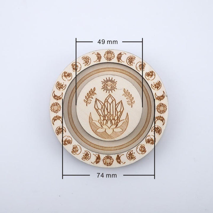 Olivenorma Round Moon Phase Jewelry Display Tray Holder - image 11