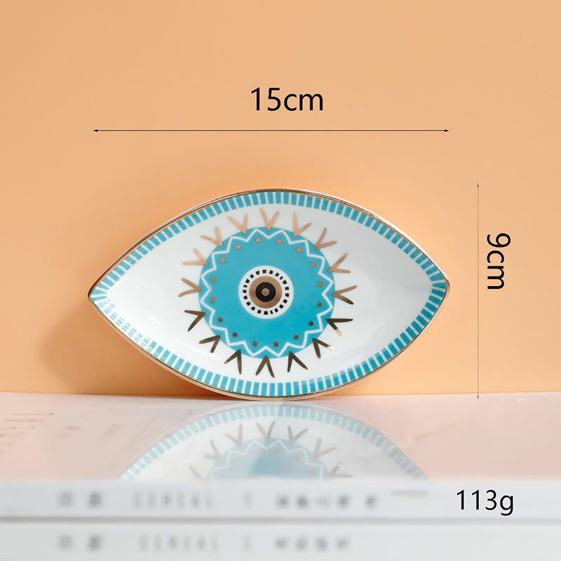 Olivenorma Evil Eye Ceramic Jewelry Dish Tray Holder - image 8