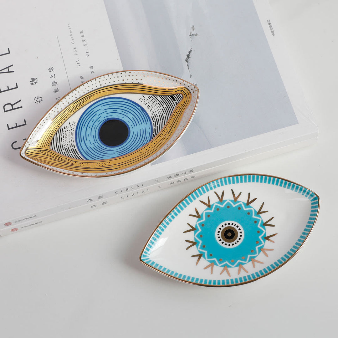 Olivenorma Evil Eye Ceramic Jewelry Dish Tray Holder - image 10