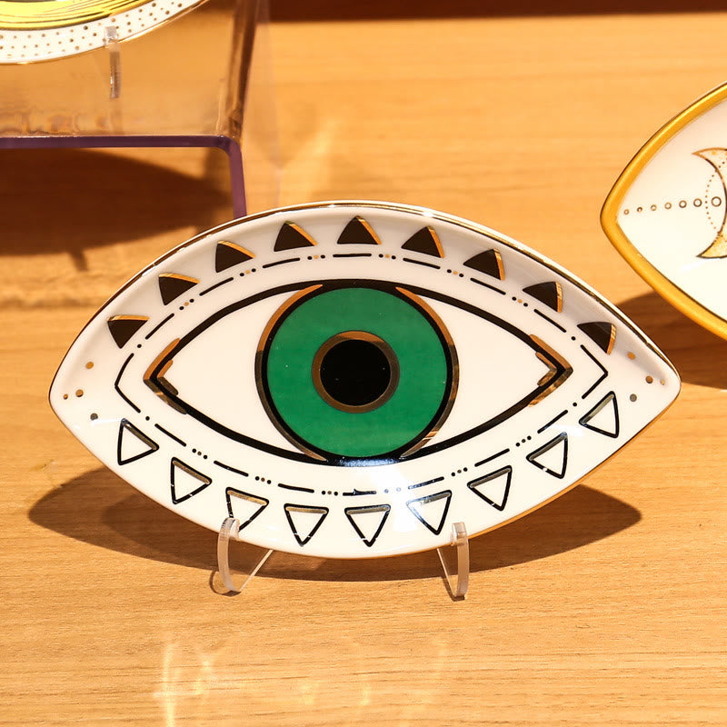 Olivenorma Evil Eye Ceramic Jewelry Dish Tray Holder - image 3