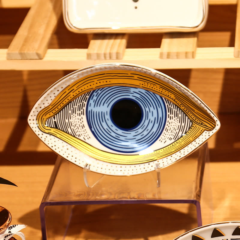 Olivenorma Evil Eye Ceramic Jewelry Dish Tray Holder - image 1