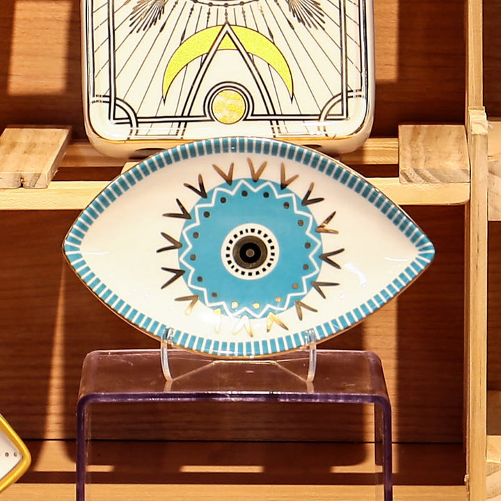Olivenorma Evil Eye Ceramic Jewelry Dish Tray Holder - image 5