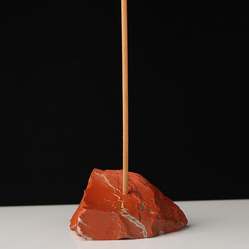 Olivenorma Rough Gemstone Incense Stick Holder - Red Jasper - image 62