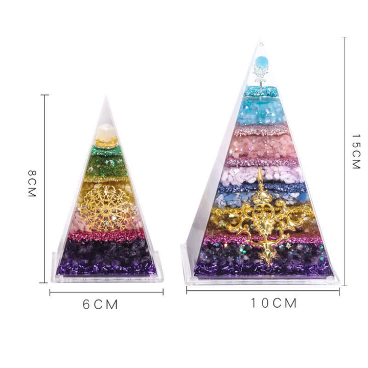 Olivenorma Energy Natural Stone Long Pointed Orgone Pyramid - image 20