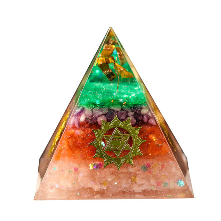 Olivenorma "Increase Opportunities" Natural Stone Orgone Pyramid - image 6