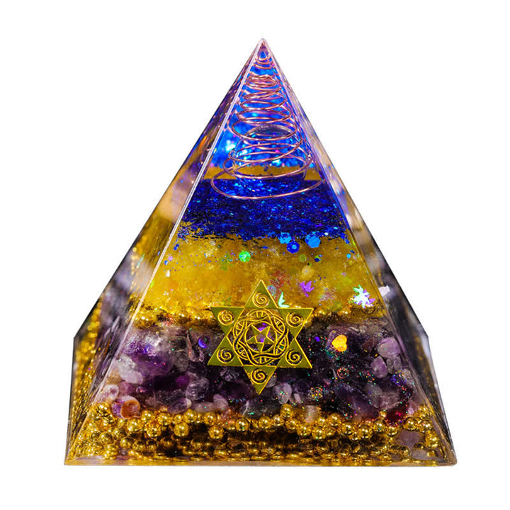 Olivenorma "Beauty and Talent" Natural Stone Orgone Pyramid - image 8
