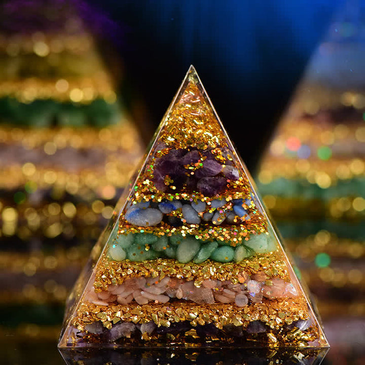 Olivenorma "All-Round Protection" Natural Stone Orgone Pyramid - image 0