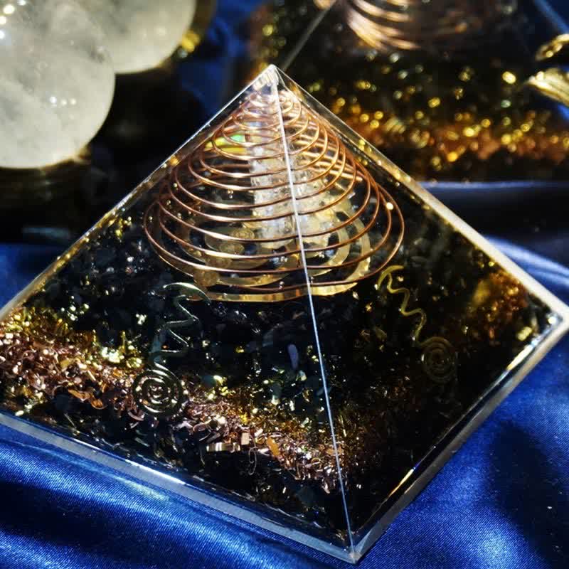 Olivenorma "Guardian of Peace" Natural Stone Orgone Pyramid - image 2