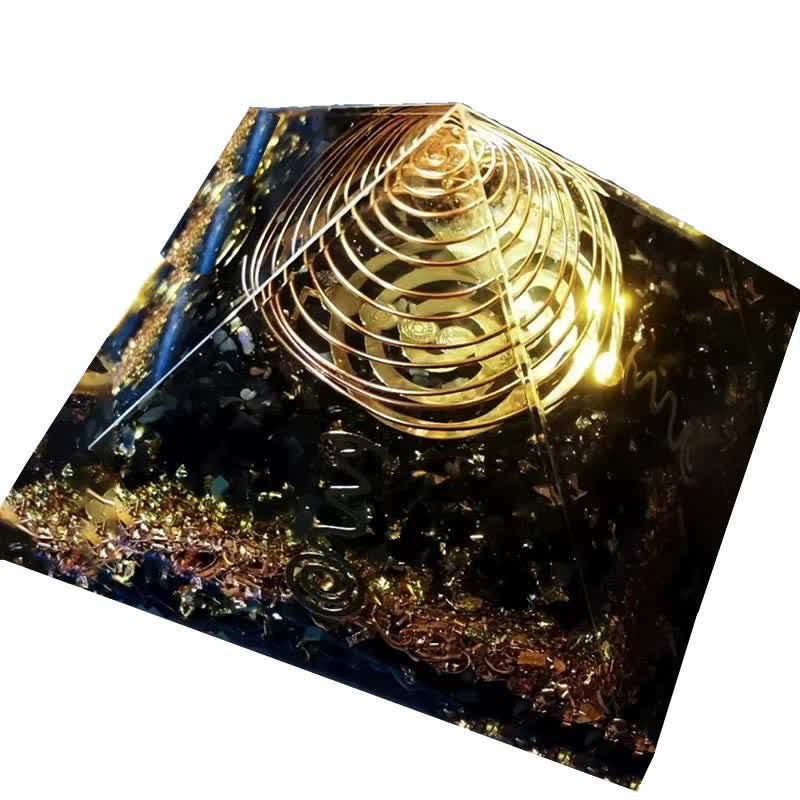 Olivenorma "Guardian of Peace" Natural Stone Orgone Pyramid - image 3