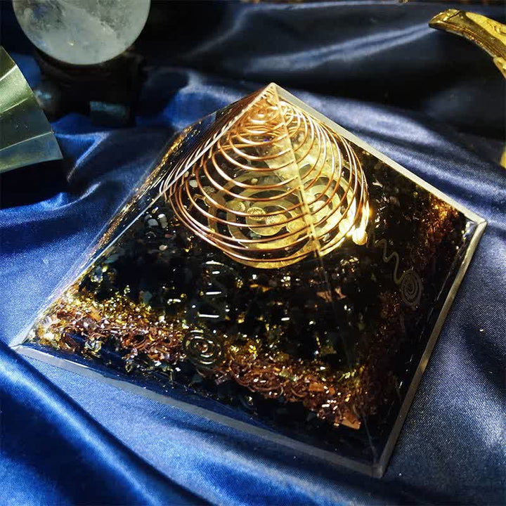 Olivenorma "Guardian of Peace" Natural Stone Orgone Pyramid - 31cm*31cm - image 0