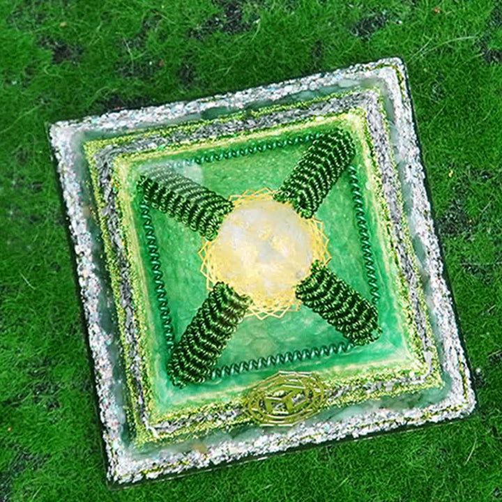 Olivenorma Healing Multifunctional Natural Stone Orgone Pyramid - image 2