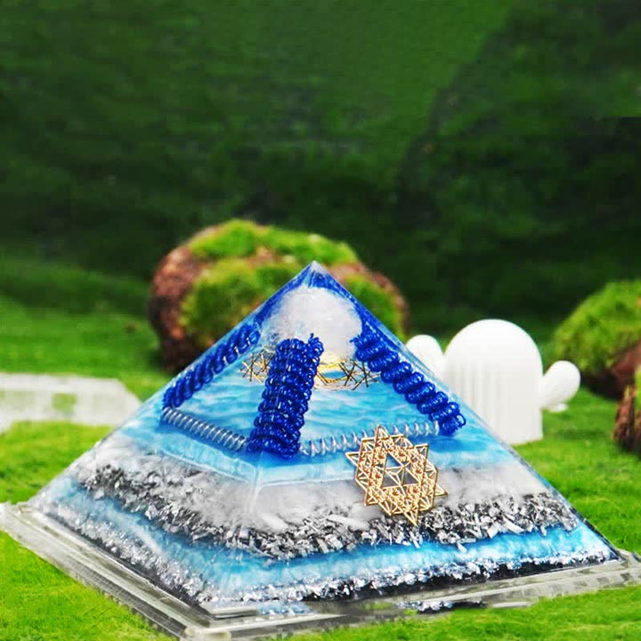 Olivenorma Healing Multifunctional Natural Stone Orgone Pyramid - image 5