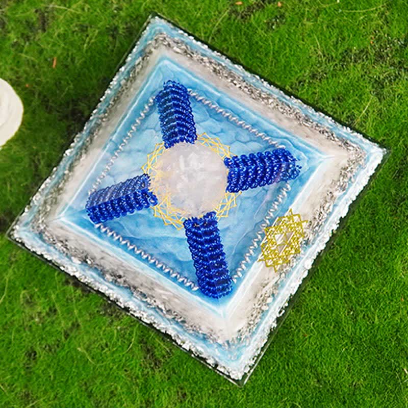 Olivenorma Healing Multifunctional Natural Stone Orgone Pyramid - image 6