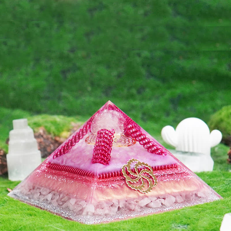 Olivenorma Healing Multifunctional Natural Stone Orgone Pyramid - image 10
