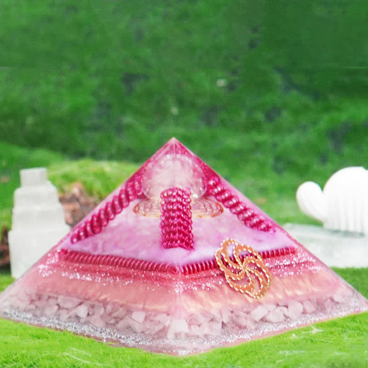 Olivenorma Healing Multifunctional Natural Stone Orgone Pyramid - image 11
