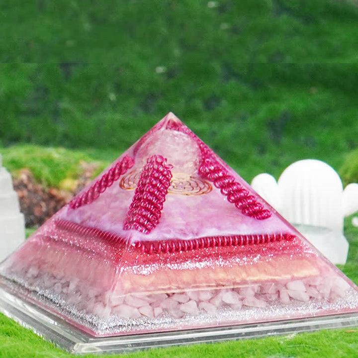 Olivenorma Healing Multifunctional Natural Stone Orgone Pyramid - image 12