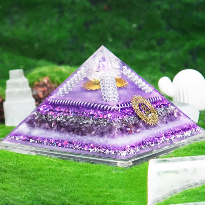 Olivenorma Healing Multifunctional Natural Stone Orgone Pyramid - image 16