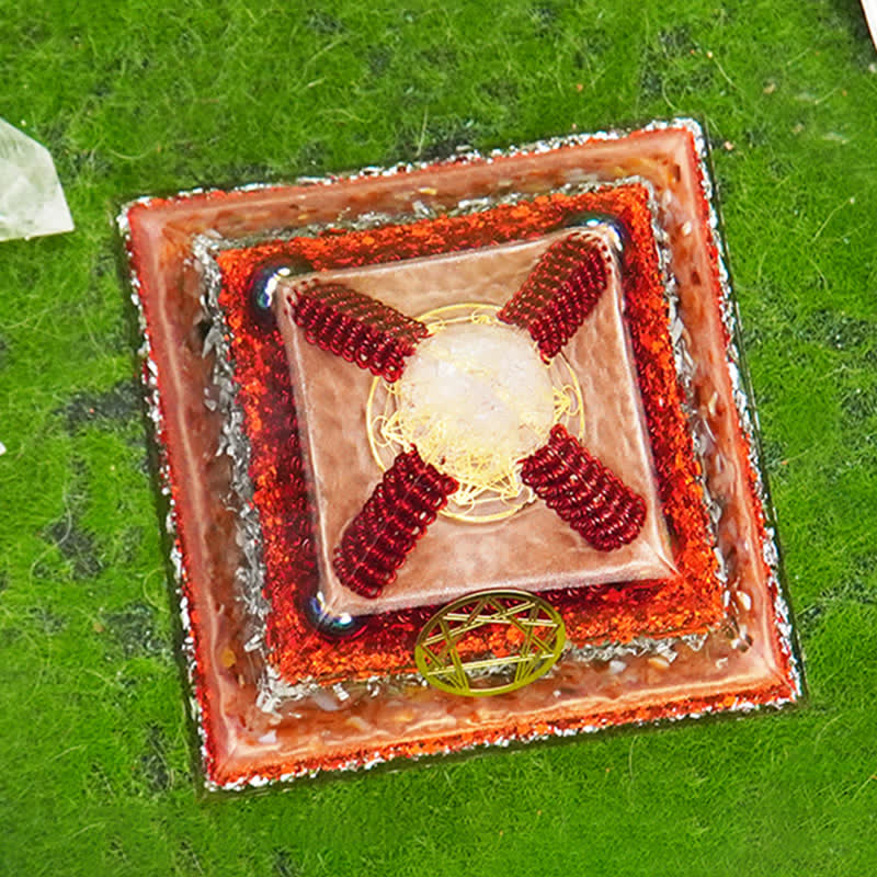 Olivenorma Healing Multifunctional Natural Stone Orgone Pyramid - image 20