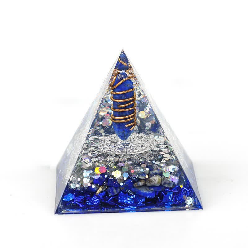 Olivenorma 6cm Natural Crystal Hexagonal Prism Orgone Pyramid - 6 - image 5