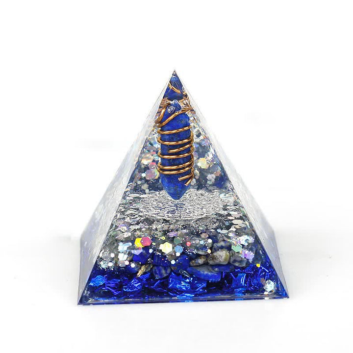 Olivenorma 6cm Natural Crystal Hexagonal Prism Orgone Pyramid - 6 - image 5