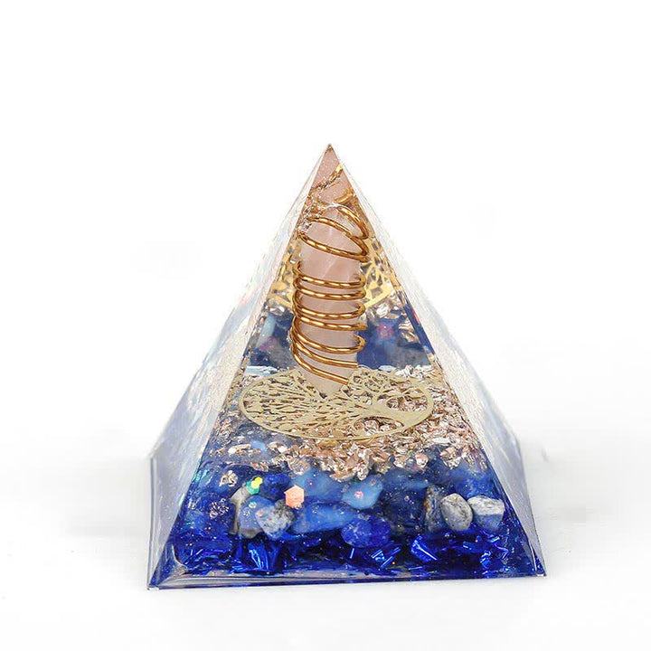 Olivenorma 6cm Natural Crystal Hexagonal Prism Orgone Pyramid - 7 - image 6