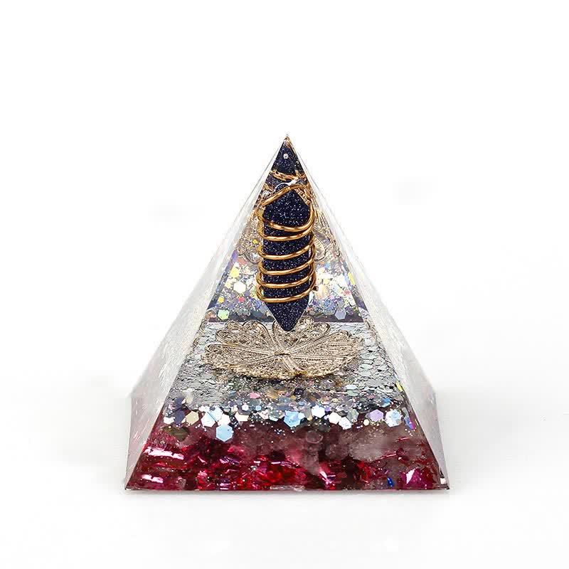 Olivenorma 6cm Natural Crystal Hexagonal Prism Orgone Pyramid - 10 - image 9