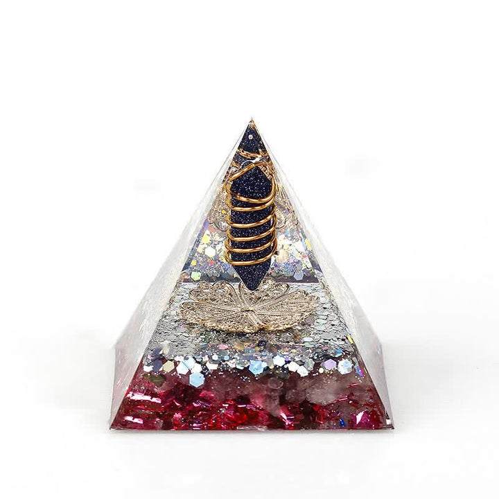 Olivenorma 6cm Natural Crystal Hexagonal Prism Orgone Pyramid - 10 - image 9