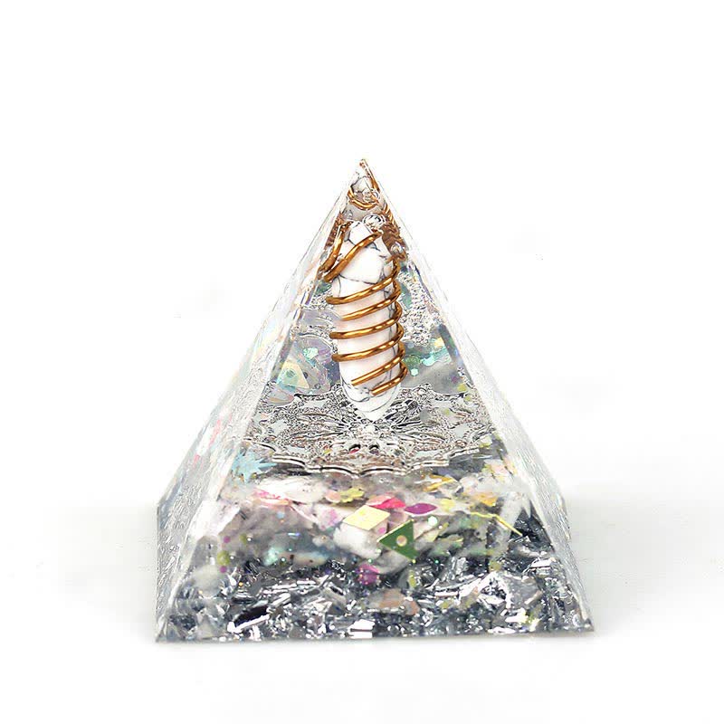 Olivenorma 6cm Natural Crystal Hexagonal Prism Orgone Pyramid - 11 - image 10